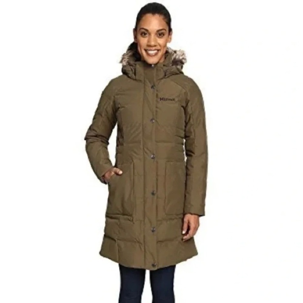 Marmot Clarehall Quilted Down Jacket 700‎ Fill Green XS
